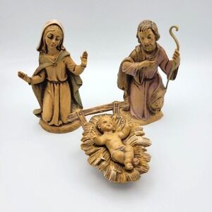 Fontanini Italy Baby Jesus Nativity Mary Joseph Vintage Religious‎ Christian